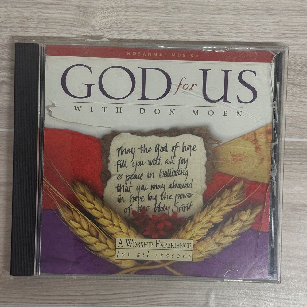 Don Moen - God for Us CD 1998 Worship Experience Christian Hosanna! Music